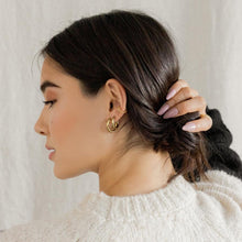 Load image into Gallery viewer, Duo Gold Earring Cuffs